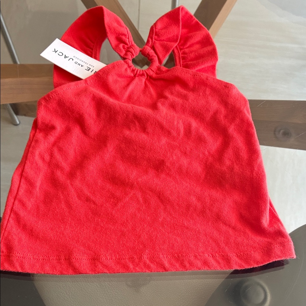 Janie and Jack Coral Sleeveless Top